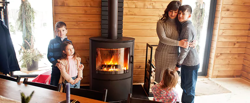 Morso Cast Iron Fireplace Insert Installation in Hazel Park, Michigan