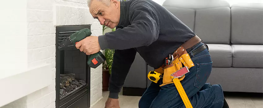 New Indoor Fireplace Installation in Hazel Park, Michigan